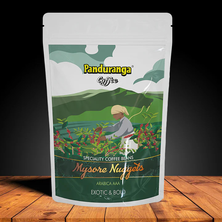 Mysore Nuggets AAA Pure Coffee Without Chicory ( For Black Coffee )