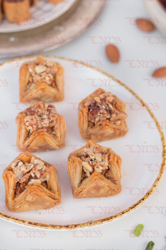 Dry Fruit Pyramid (Baklawa)