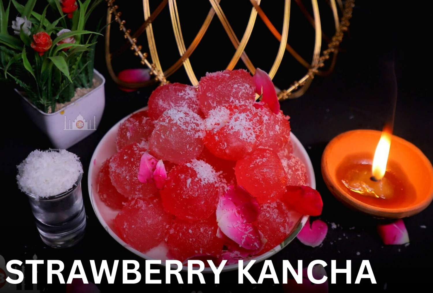 Strawberry Kancha Petha