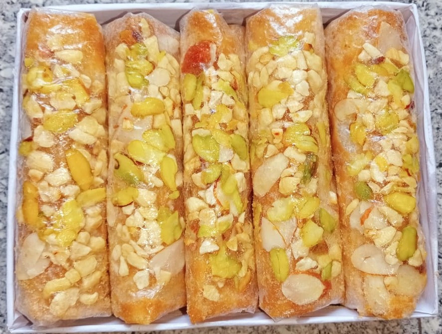 Kaju Badam And Pista Dryfruit Putharekulu (Premium Quality)