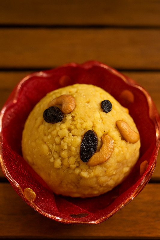 Boondi Laddu With Ghee