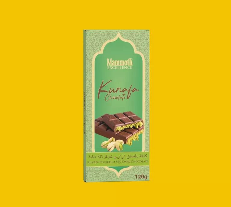 Kunafa Chocolate with Pistachio Paste (Pack of 2)